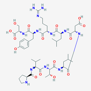 molecular formula C48H78N12O15 B058551 Eglin c (41-49) CAS No. 122299-11-0