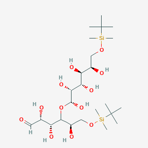 molecular formula C24H48O9Si2 B585518 6,6'-二-O-(叔丁基二甲基甲硅烷基)-D-内酯 CAS No. 142800-37-1