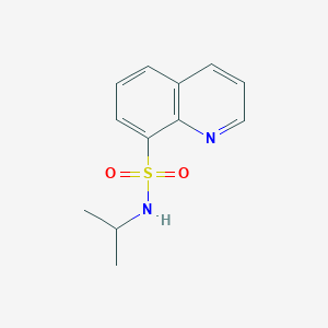 molecular formula C12H14N2O2S B5855198 N-(propan-2-yl)quinoline-8-sulfonamide 