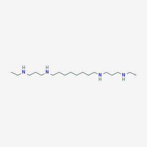 molecular formula C18H42N4 B058552 N,N'-Bis(3-(ethylamino)propyl)-1,8-octanediamine CAS No. 122560-21-8