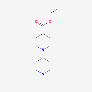 molecular formula C14H26N2O2 B5855260 Ethyl 1-(1-methylpiperidin-4-yl)piperidine-4-carboxylate 