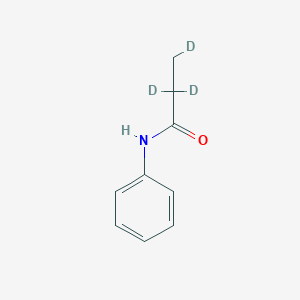 molecular formula C9H11NO B585561 N-Phenylpropanamide-d3 CAS No. 1346598-63-7