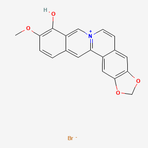 molecular formula C19H14BrNO4 B585562 Dehydro Berberrubine Bromide CAS No. 57721-67-2