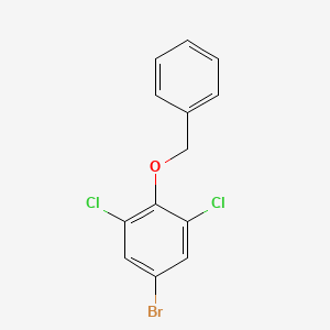 molecular formula C13H9BrCl2O B585571 2-(Benzyloxy)-5-bromo-1,3-dichlorobenzene CAS No. 155891-94-4