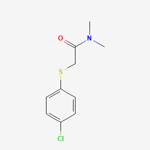 molecular formula C10H12ClNOS B5855736 2-[(4-chlorophenyl)sulfanyl]-N,N-dimethylacetamide 