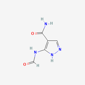3-(Formylamino)-1H-pyrazole-4-carboxamide