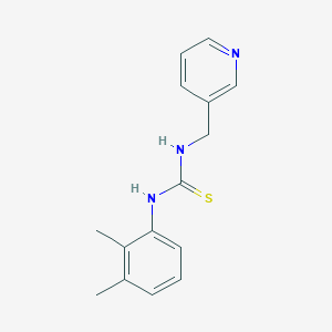 molecular formula C15H17N3S B5855805 N-(2,3-DIMETHYLPHENYL)-N'-(3-PYRIDYLMETHYL)THIOUREA 
