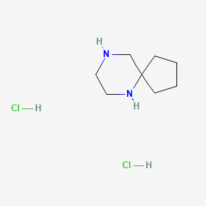 molecular formula C8H18Cl2N2 B585583 6,9-Diaza-spiro[4.5]decane dihydrochloride CAS No. 145122-55-0