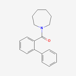 molecular formula C19H21NO B5855943 Azepan-1-yl(biphenyl-2-yl)methanone 