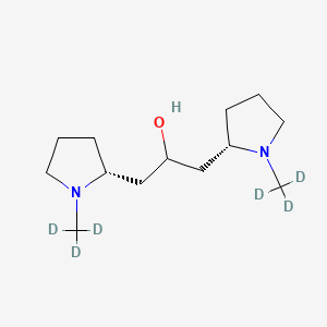 molecular formula C13H26N2O B585597 Dihydrocuscohygrine-d6 