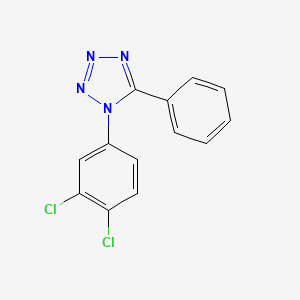 molecular formula C13H8Cl2N4 B5856050 1-(3,4-Dichlorophenyl)-5-phenyltetrazole 
