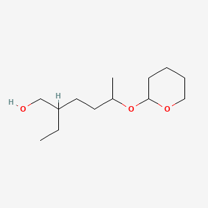 2-Ethyl-5-(oxan-2-yloxy)hexan-1-ol