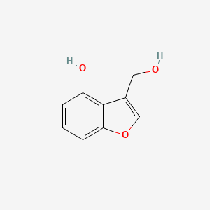 molecular formula C9H8O3 B585630 3-(Hydroxymethyl)benzofuran-4-ol CAS No. 149705-60-2