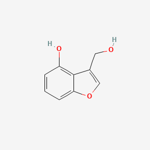 B585630 3-(Hydroxymethyl)benzofuran-4-ol CAS No. 149705-60-2