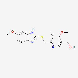 molecular formula C17H19N3O3S B585644 5-Hydroxyomeprazole sulphide CAS No. 103876-99-9