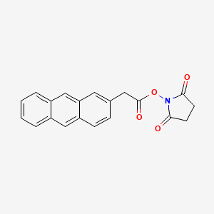 molecular formula C20H15NO4 B585666 (2,5-dioxopyrrolidin-1-yl) 2-anthracen-2-ylacetate CAS No. 1794793-39-7