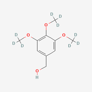molecular formula C10H14O4 B585674 3,4,5-Trimethoxybenzyl-d9 Alcohol CAS No. 1219805-74-9
