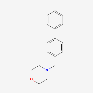 molecular formula C17H19NO B5856759 4-(Biphenyl-4-ylmethyl)morpholine 