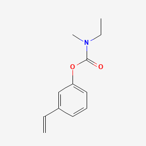 molecular formula C12H15NO2 B585680 3-乙烯基苯基乙基(甲基)氨基甲酸酯 CAS No. 1346602-84-3