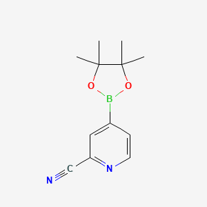 4-(4,4,5,5-Tetramethyl-1,3,2-dioxaborolan-2-yl)picolinonitrile