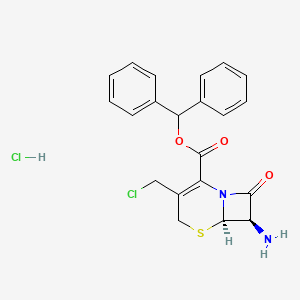 7-Amino-3-chloromethyl-3-cephem-4-carboxylic acid diphenylmethyl ester hydrochloride