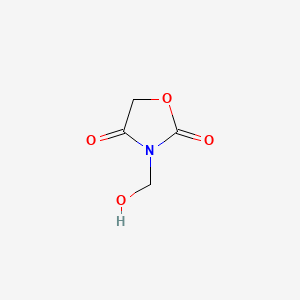 molecular formula C4H5NO4 B585699 3-(Hydroxymethyl)oxazolidine-2,4-dione CAS No. 144365-55-9
