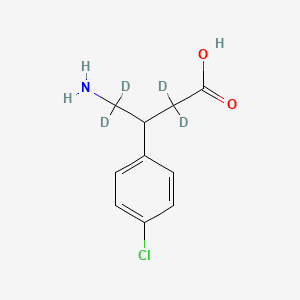 molecular formula C10H12ClNO2 B585704 Baclofen-d4 (Major) CAS No. 70155-52-1