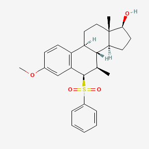 (6beta,17beta)-6-(Benzenesulfonyl)-3-methoxy-7-methylestra-1,3,5(10)-trien-17-ol