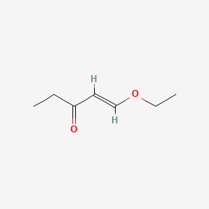 molecular formula C7H12O2 B585726 (E)-1-Ethoxy-1-penten-3-one CAS No. 79317-83-2