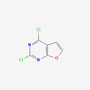 molecular formula C6H2Cl2N2O B585727 2,4-Dichlorofuro[2,3-D]pyrimidine CAS No. 1000577-84-3