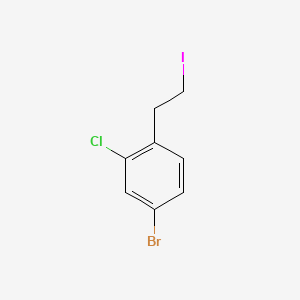 molecular formula C8H7BrClI B585734 2-(4-Bromo-2-chlorophenyl)ethyl Iodide CAS No. 916516-91-1