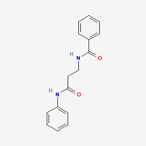 molecular formula C16H16N2O2 B5857410 N-(3-anilino-3-oxopropyl)benzamide 