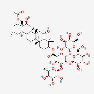 molecular formula C56H90O25 B585752 Macrophyllicinin CAS No. 153288-84-7