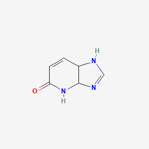 molecular formula C6H7N3O B585766 3A,4-dihydro-1H-imidazo[4,5-b]pyridin-5(7aH)-one CAS No. 148040-12-4
