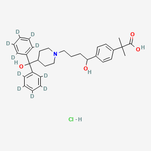 molecular formula C32H40ClNO4 B585778 Fexofenadine-d10 Hydrochloride 