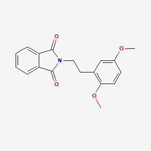molecular formula C18H17NO4 B585787 N-[2-(2,5-Dimethoxyphenyl)ethyl]phthalimide CAS No. 64584-26-5