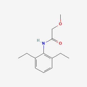 molecular formula C13H19NO2 B5858048 N-(2,6-diethylphenyl)-2-methoxyacetamide 