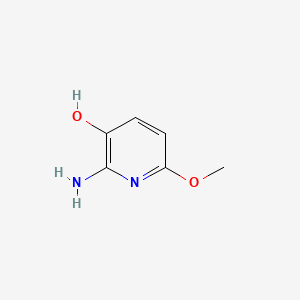 molecular formula C6H8N2O2 B585808 2-Amino-6-methoxypyridin-3-ol CAS No. 157829-53-3