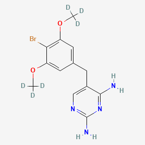 molecular formula C13H15BrN4O2 B585819 Brodimoprim-d6 