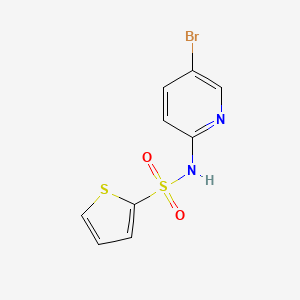 molecular formula C9H7BrN2O2S2 B5858203 N-(5-bromopyridin-2-yl)thiophene-2-sulfonamide CAS No. 693795-85-6