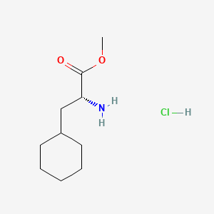 molecular formula C10H20ClNO2 B585830 (R)-Methyl 2-amino-3-cyclohexylpropanoate hydrochloride CAS No. 144644-00-8