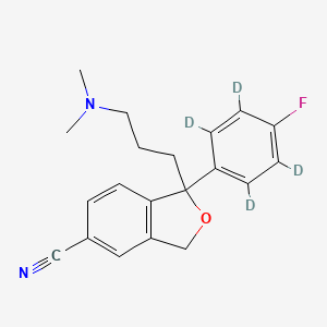 molecular formula C20H21FN2O B585831 Citalopram-d4 CAS No. 1219908-84-5
