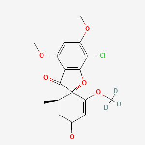 molecular formula C17H17ClO6 B585833 (+)-Griseofulvin CAS No. 1279033-22-5