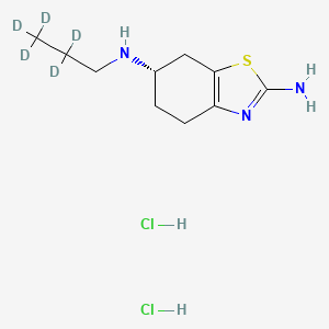 molecular formula C10H19Cl2N3S B585849 (S)-PraMipexole-d5 Dihydrochloride 
