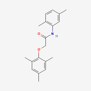 molecular formula C19H23NO2 B5858502 N-(2,5-dimethylphenyl)-2-(2,4,6-trimethylphenoxy)acetamide 
