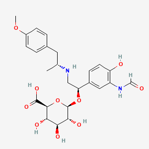molecular formula C25H32N2O10 B585855 rac Formoterol 1 inverted exclamation mark -O- CAS No. 250336-07-3