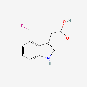 2-(4-(Fluoromethyl)-1H-indol-3-yl)acetic acid
