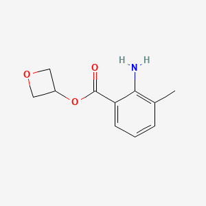 molecular formula C11H13NO3 B585864 Oxetan-3-yl 2-amino-3-methylbenzoate CAS No. 151695-58-8