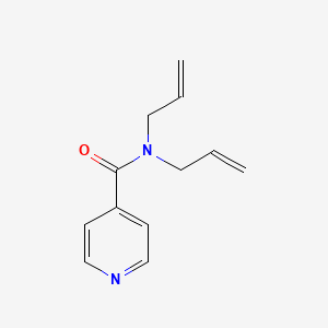 molecular formula C12H14N2O B5858936 NN-BIS(PROP-2-EN-1-YL)PYRIDINE-4-CARBOXAMIDE 
