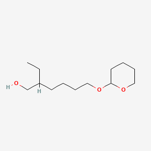 molecular formula C13H26O3 B585910 2-Ethyl-6-tetrahydropyranoxy-1-hexanol CAS No. 1346605-24-0